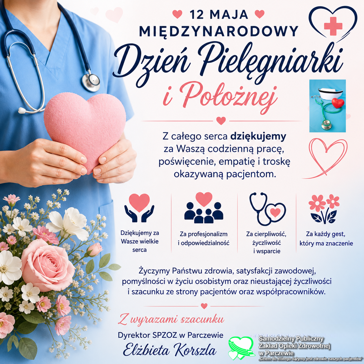 12 maj dzień pielęgniarki i połoznej